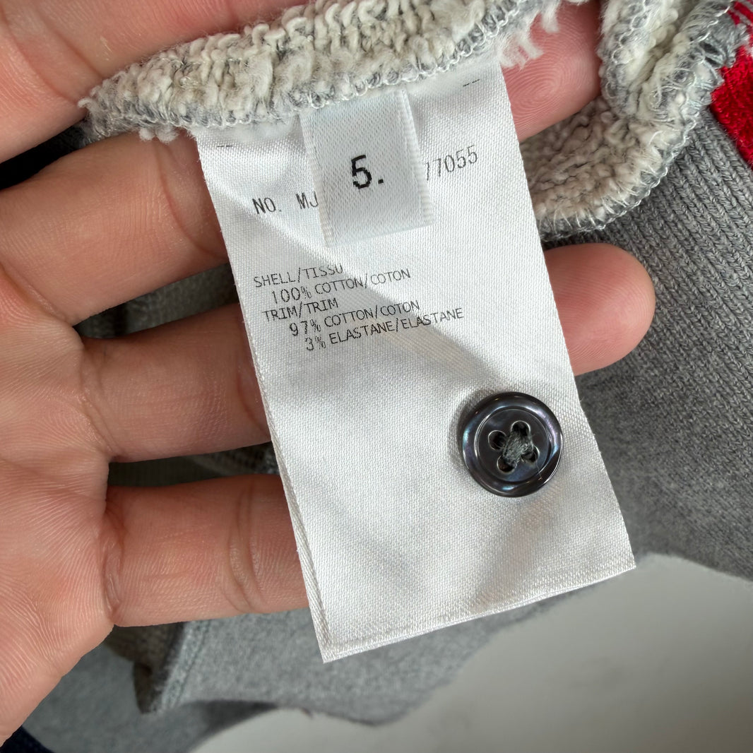 Thom Browne Gray Logo Hoodie