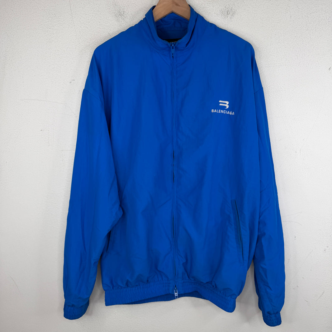 Balenciaga Sporty B Blue Track Jacket