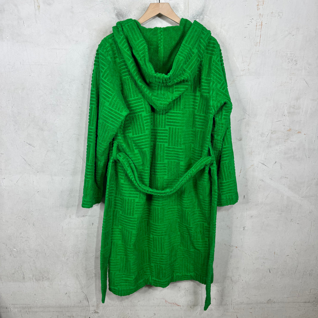 Bottega Veneta Green Bath Robe