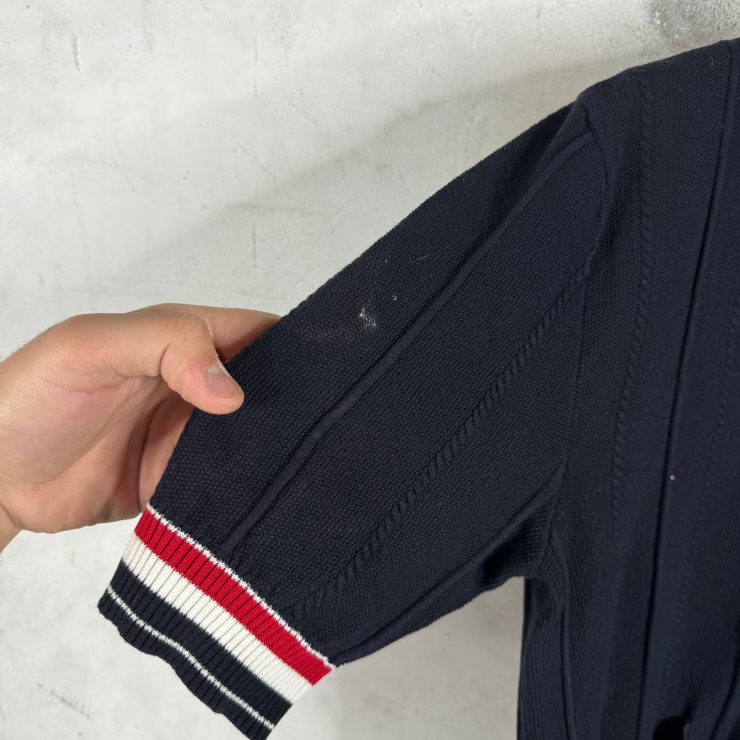 Thom Browne Navy S/S Knit Cardigan