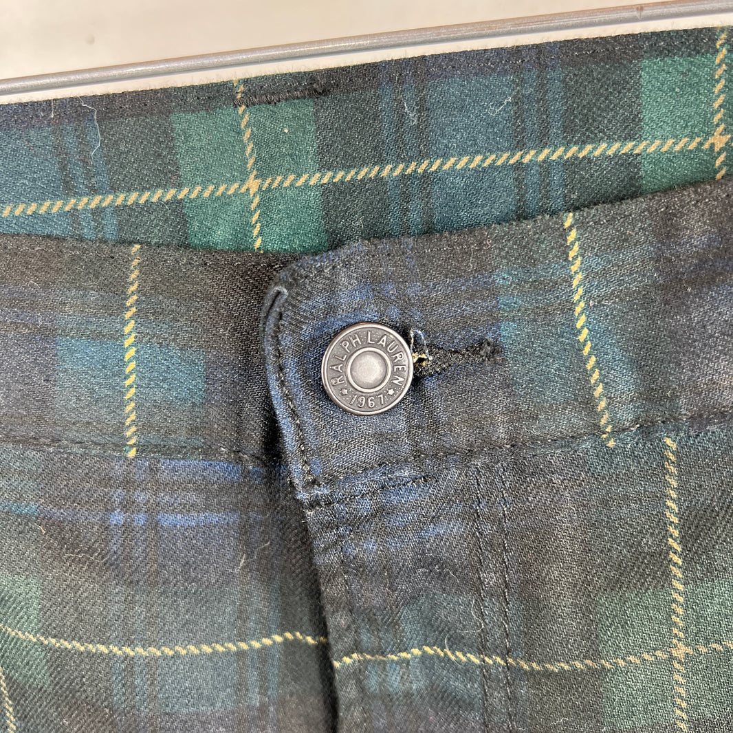 Polo Ralph Lauren Green Plaid Trousers