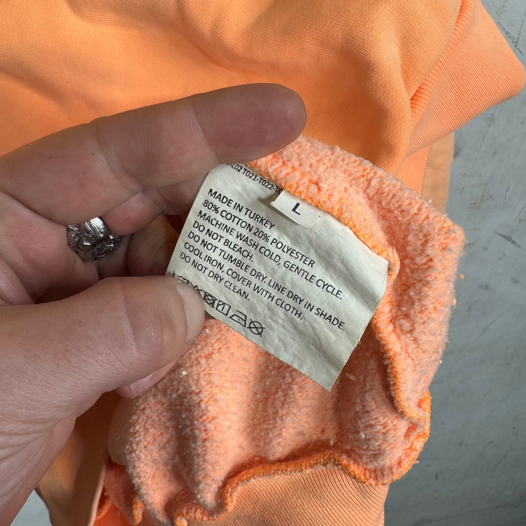 ERL Orange Two Toned Swirl Hoodie