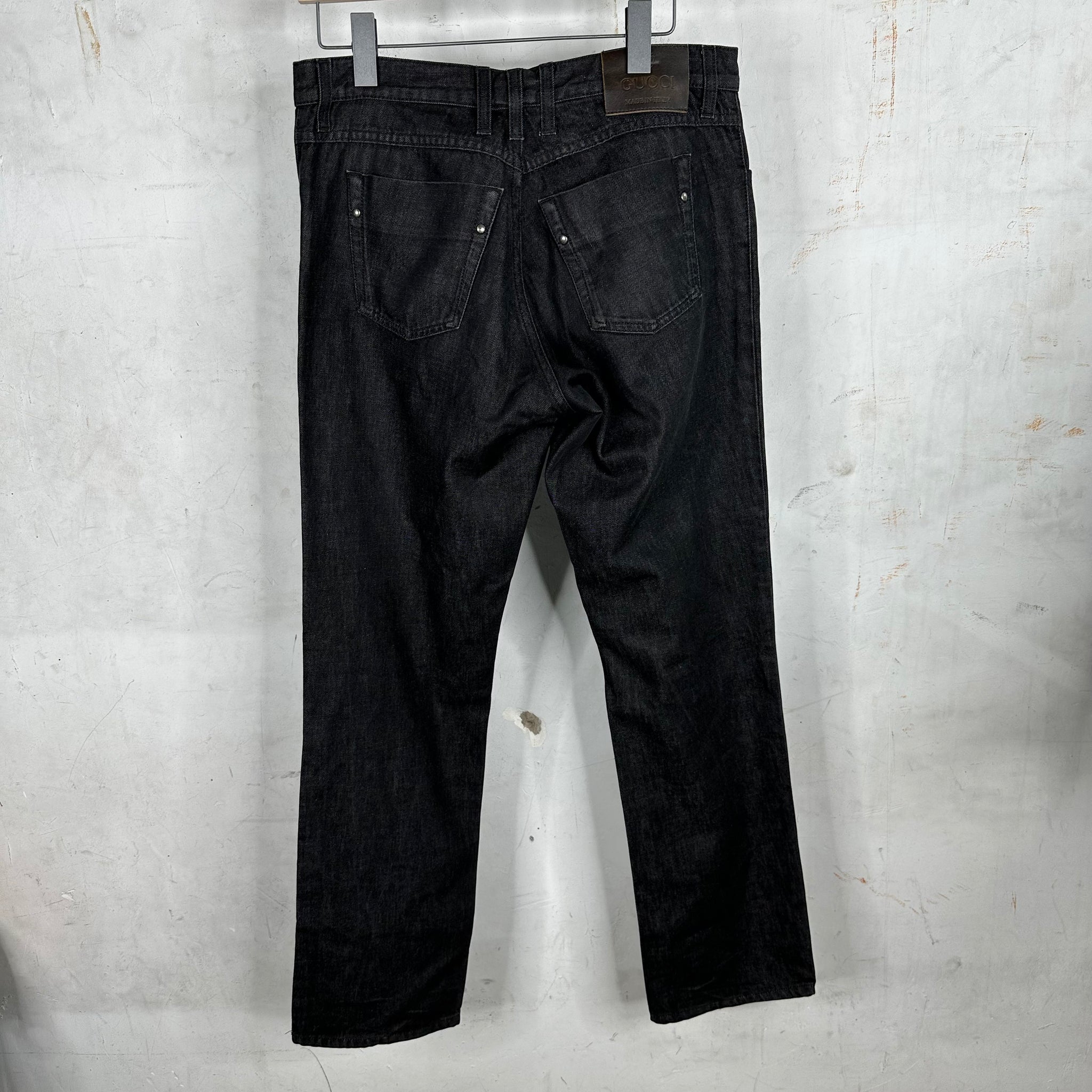 Gucci Uniforme Black Denim Jeans