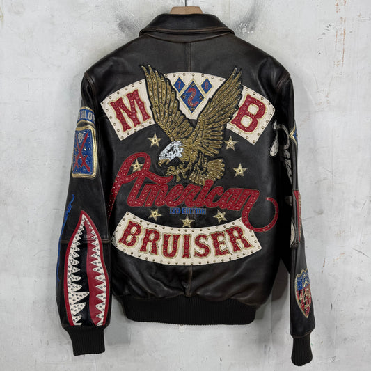 Pelle Pelle Brown American Bruiser Jacket