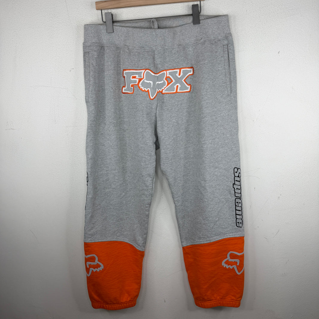 Supreme Fox Grey/Orange Sweatpants