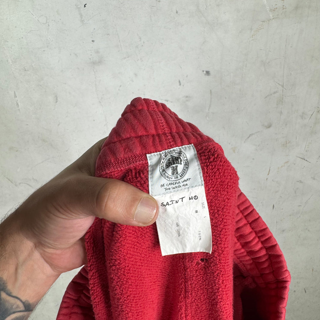 Saint Michael x Denim Tears Red Sweatpants