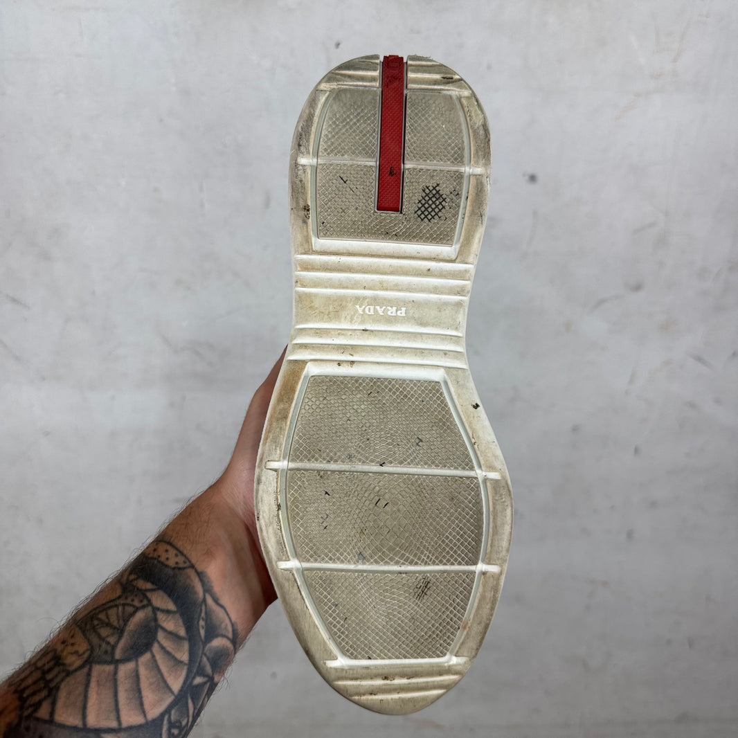 Prada White Patent Americas Cup