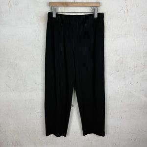 Issey Miyake Black Homme Plisse Trousers