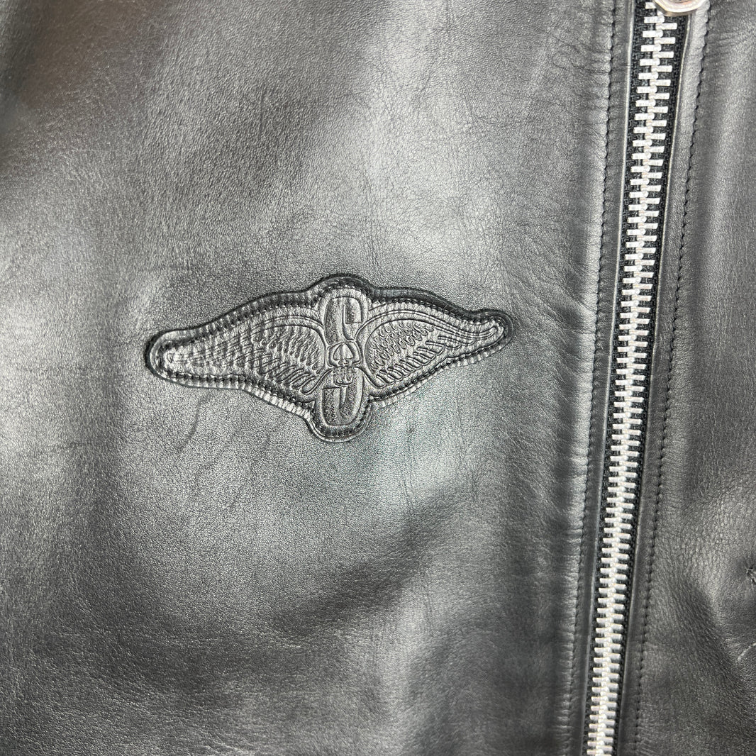 Stussy S Wing Leather Jacket
