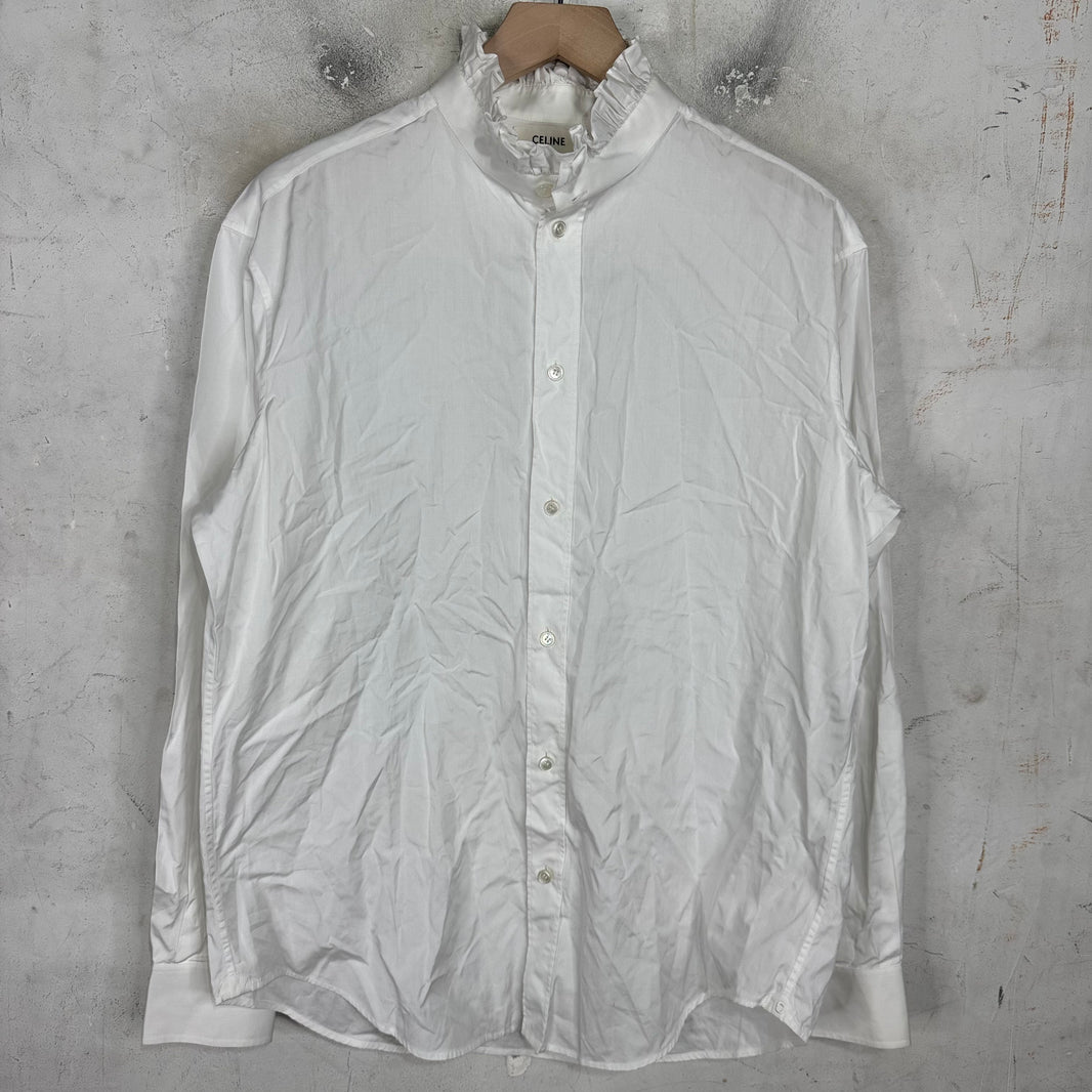Celine Scruffled Collar Shirt