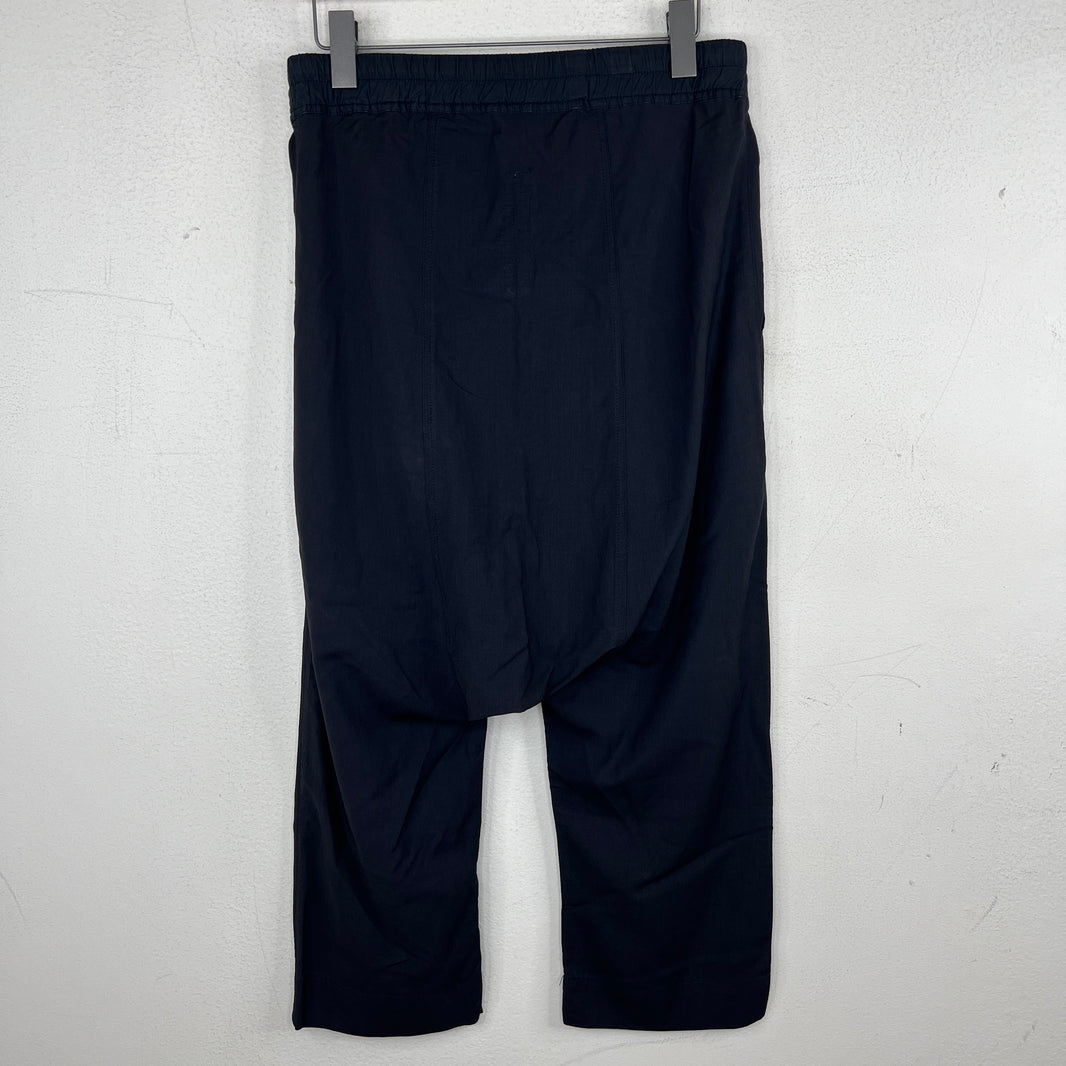 Rick Owens Sphinx Navy Drop Crotch Pants