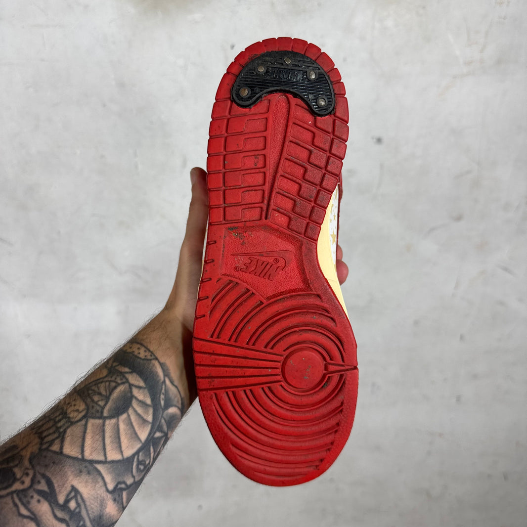 Nike x Supreme SB Dunk High Red Stars