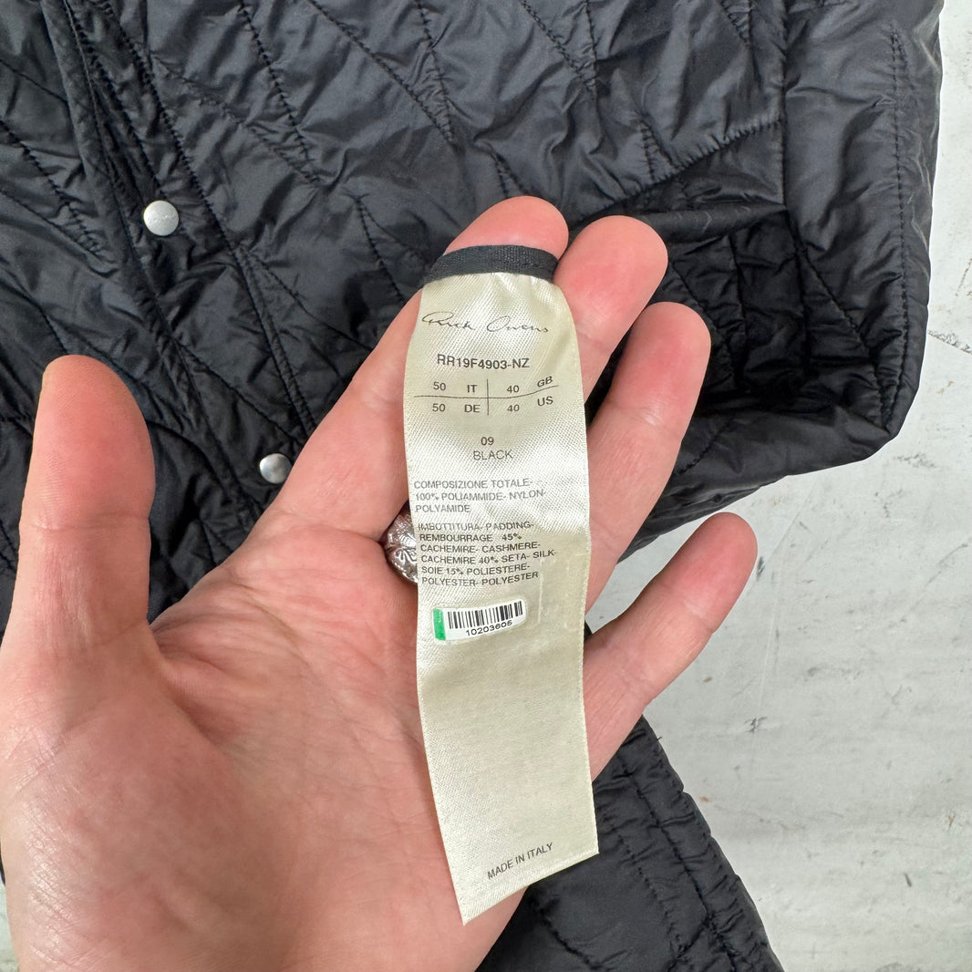 Rick Owens Quilted Snap Vest
