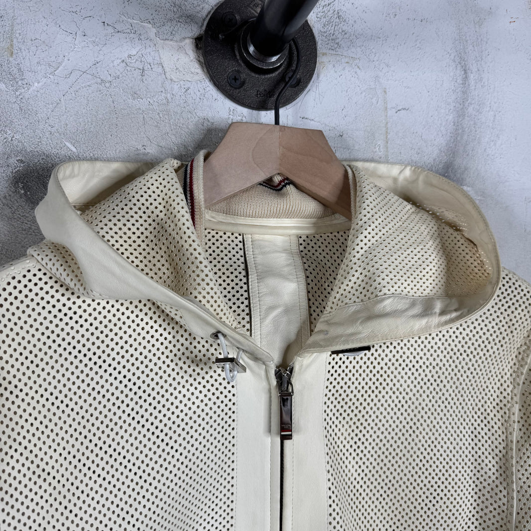Thom Browne Perforated Leather Jacket