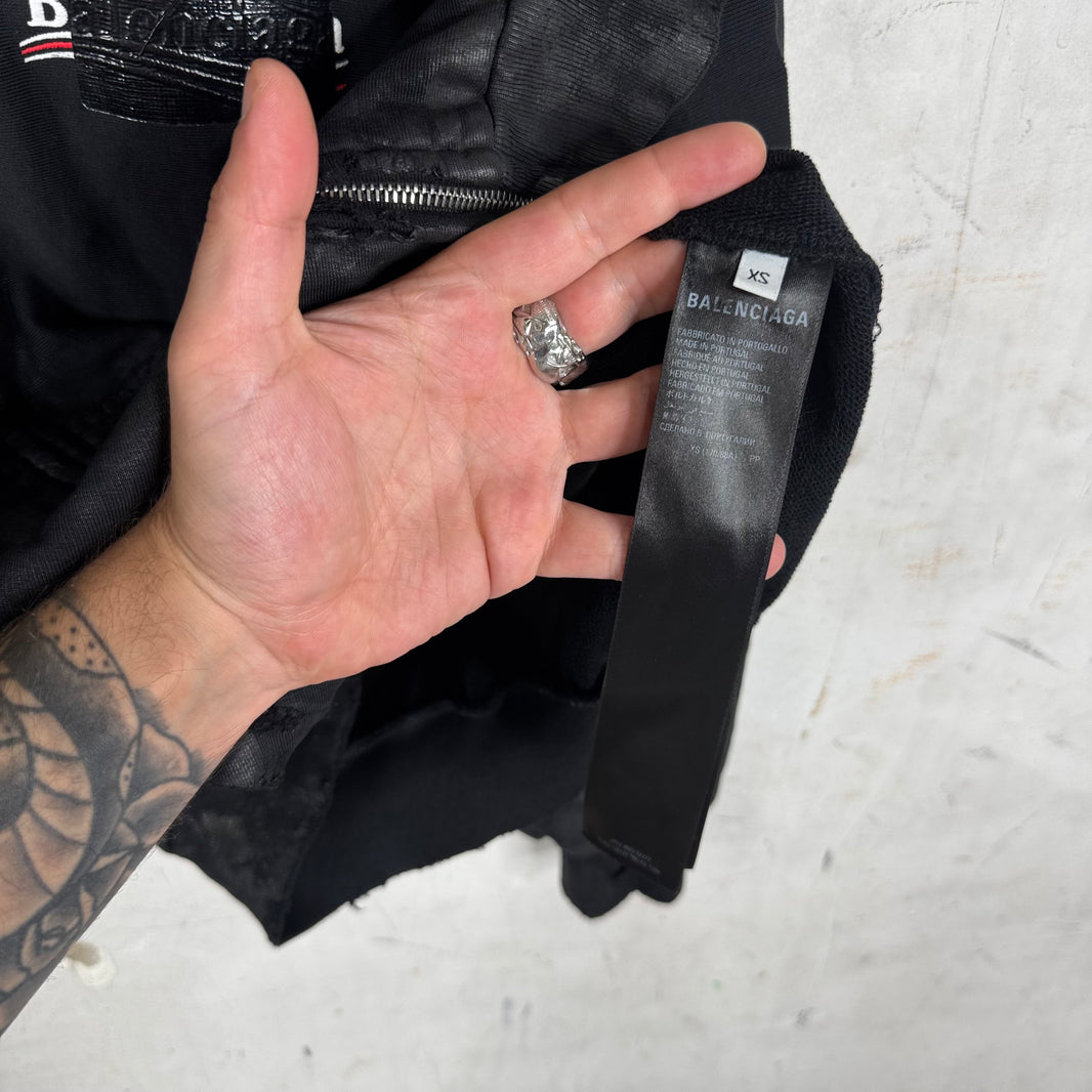 Balenciaga Campaign Mud Gaffer Zip Hoodie