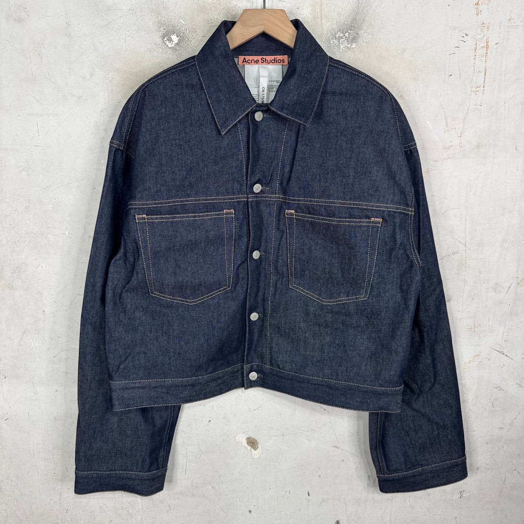 Acne Studios Raw Denim Trucker Jacket