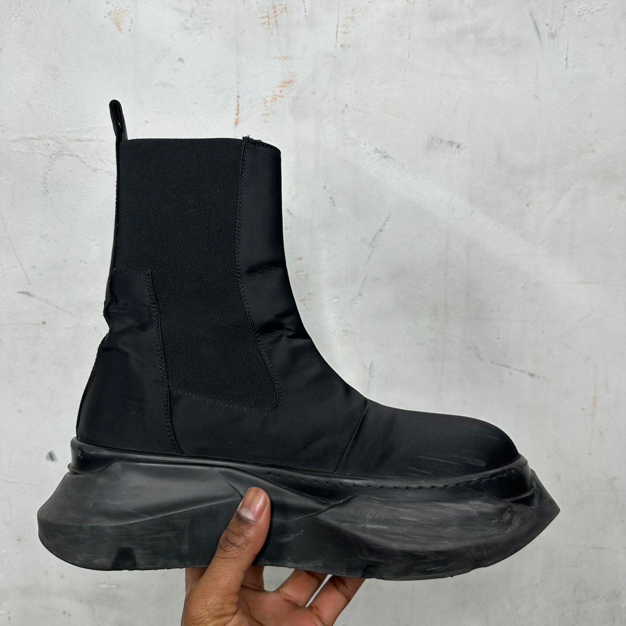 Rick Owens Black Abstract Boot