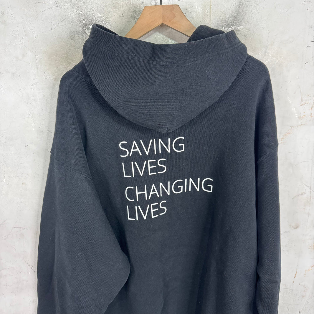 Balenciaga WFP Black Heavy Hoodie