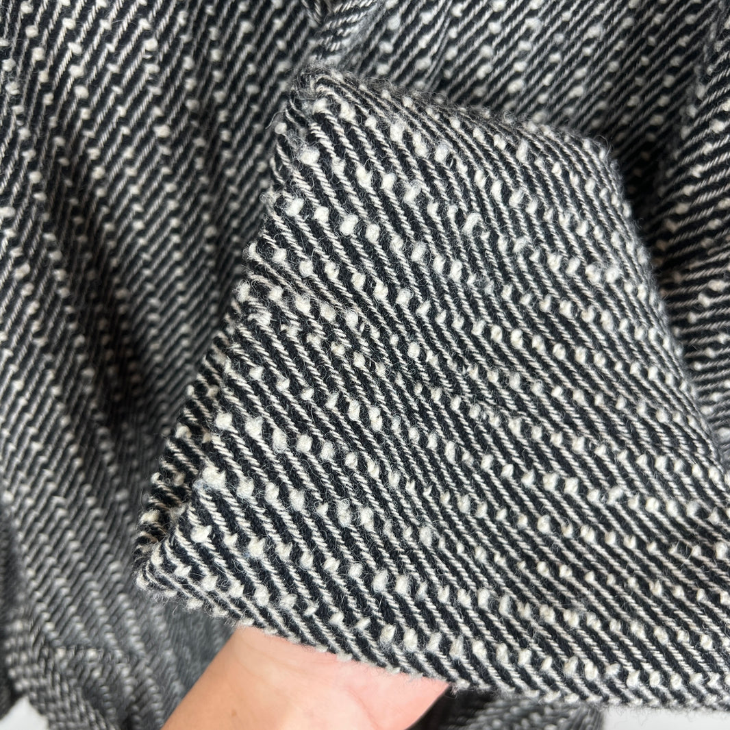 Saint Laurent Patterned Wool Trench Coat
