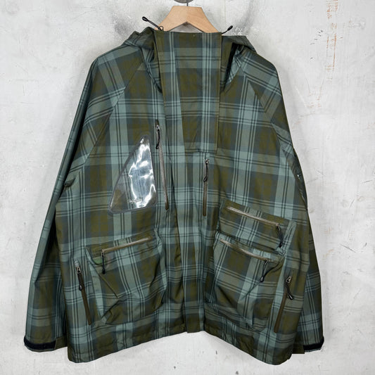 Supreme Green Plaid Gore-tex Cargo Jacket
