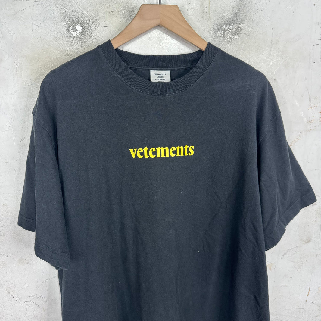 Vetements Front Logo T-Shirt