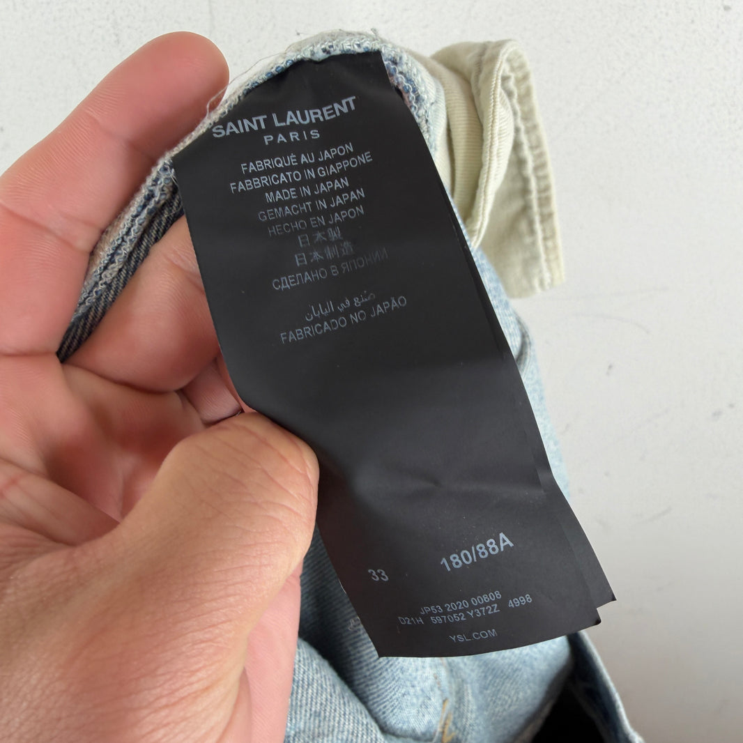 Saint Laurent Light Wash D16 Jeans