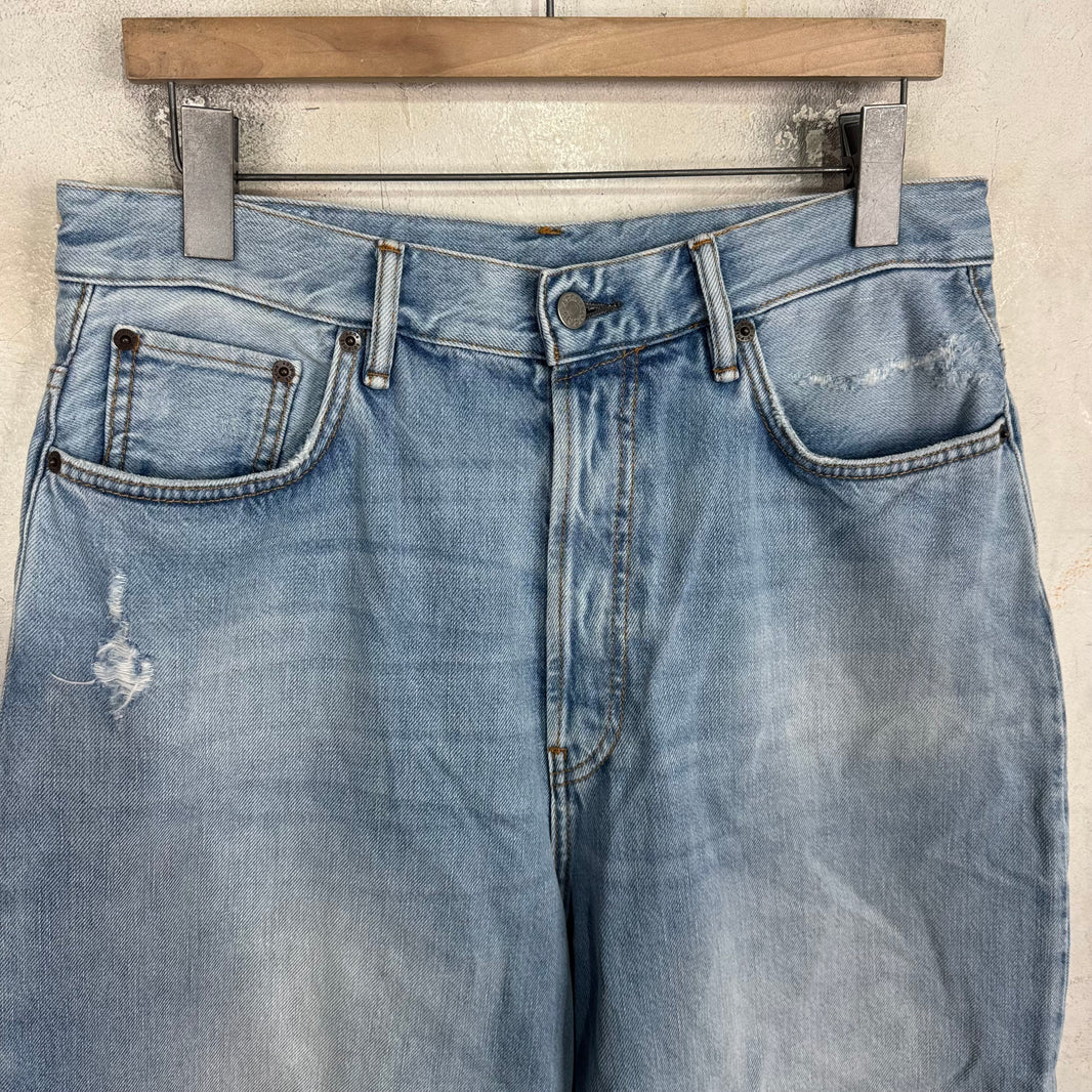 Acne Studios BNWT Lightwash Blue Baggy Jorts