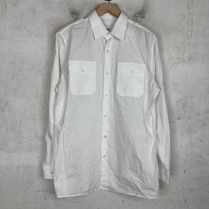 Prada White Epaulette Shoulder Shirt