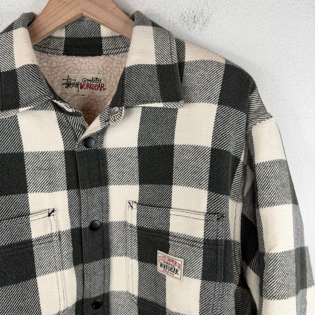 Stussy Shearling Lined Flannel