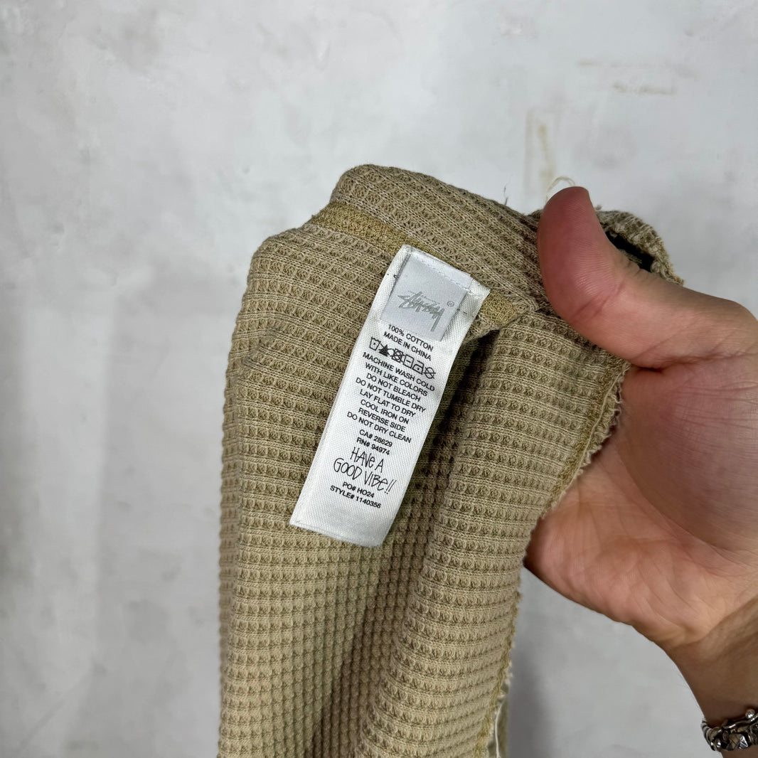 Stussy Beige Logo Thermal