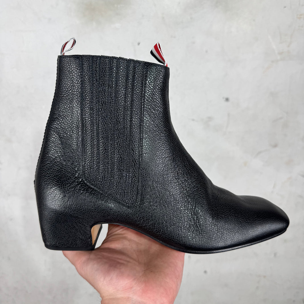 Thom Browne Pebbled Leather Chelsea Boots