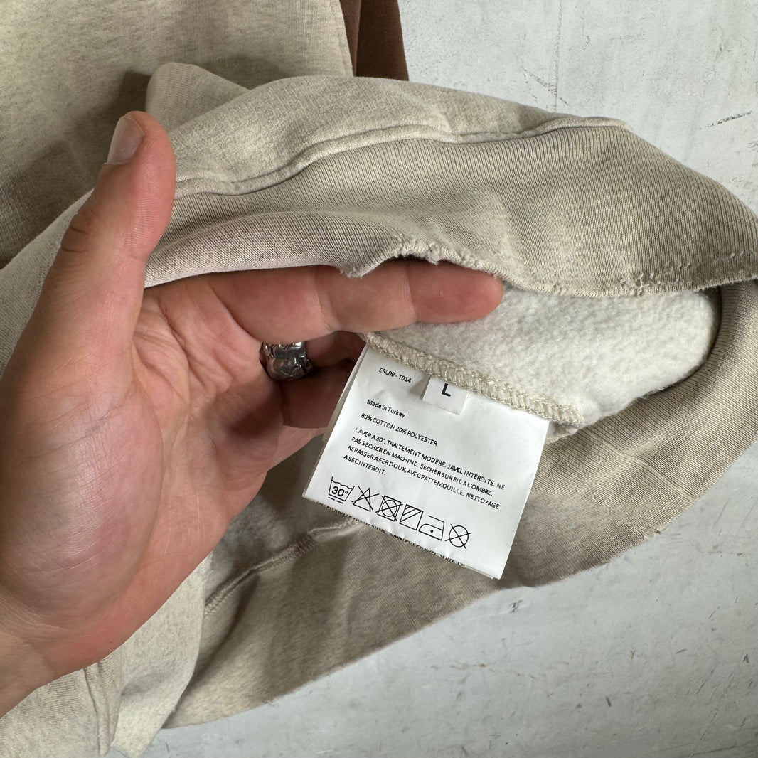 ERL Brown Two Toned Hoodie