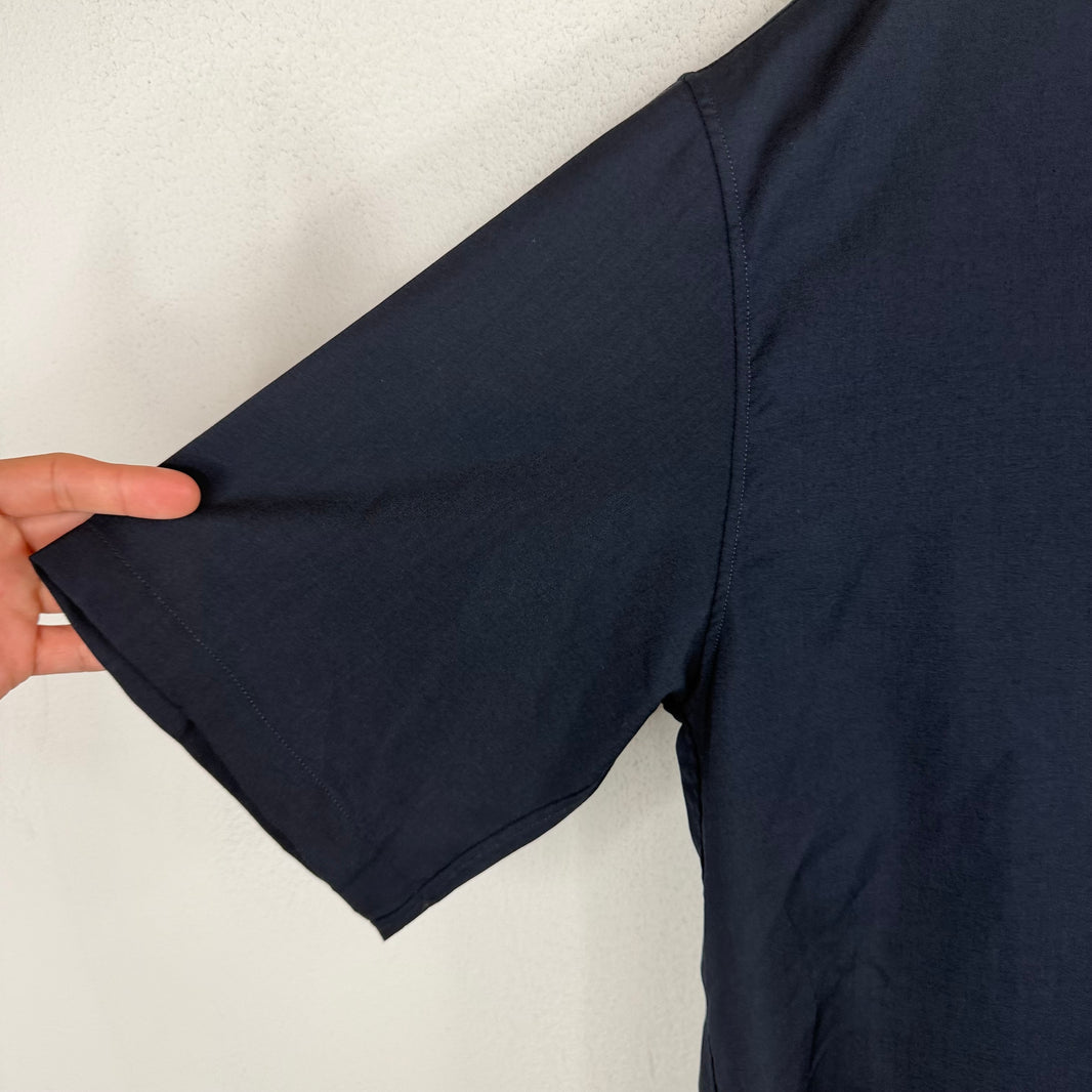 Loewe Navy Tonal Anagram Button Up