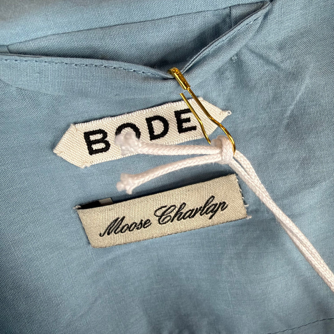 Bode Ribbon Plaid S/S Shirt