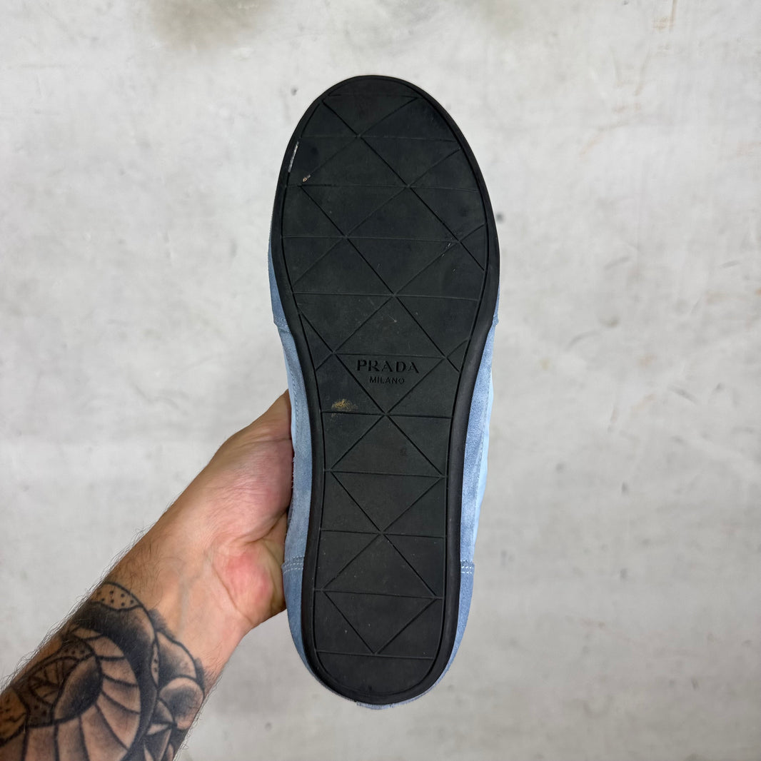 Prada Blue Collapse Sneakers