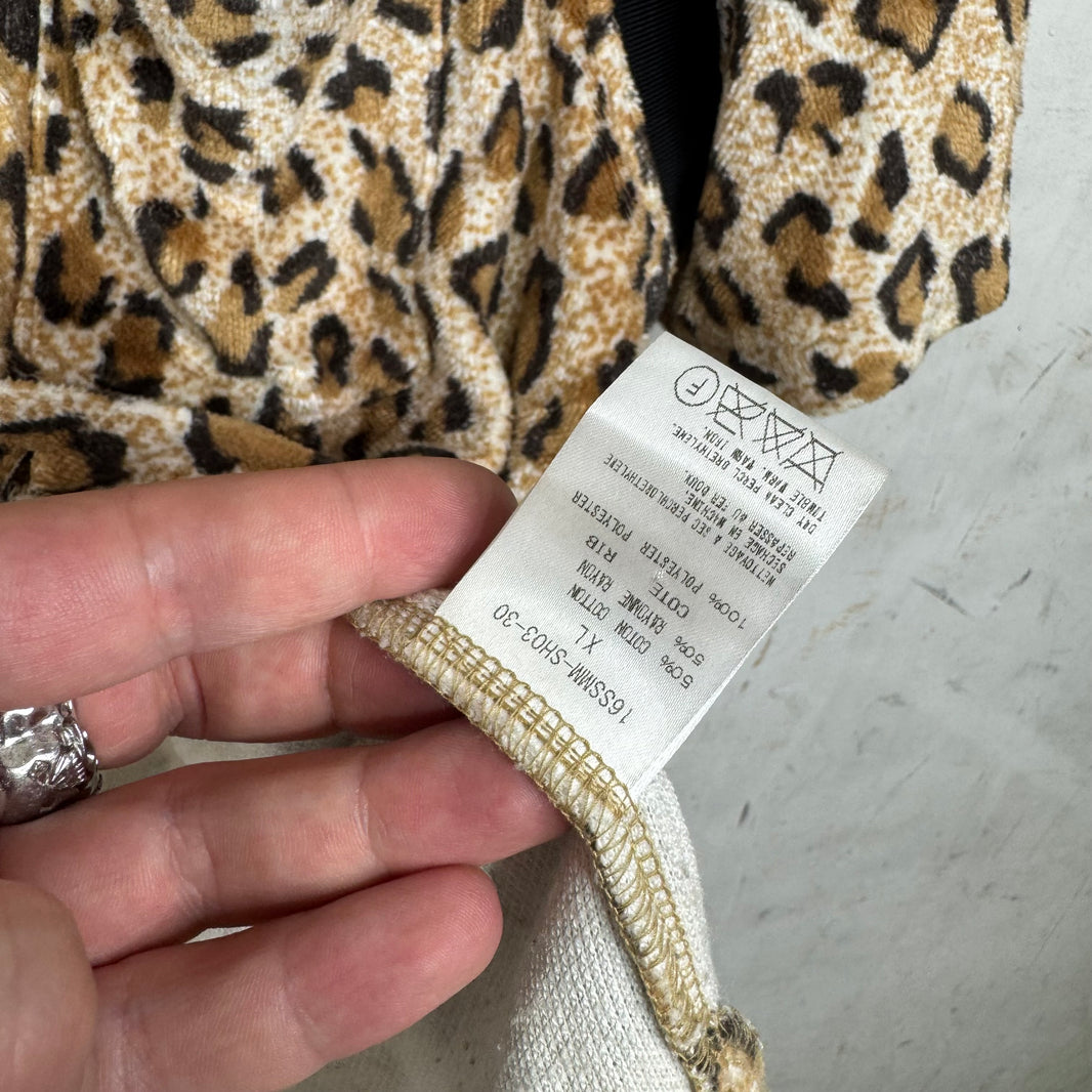 Mastermind Japan Cheetah Paneled Shirt