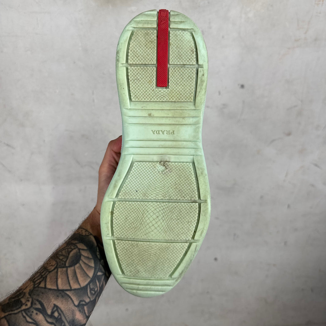 Prada Teal Rubberized Americas Cup
