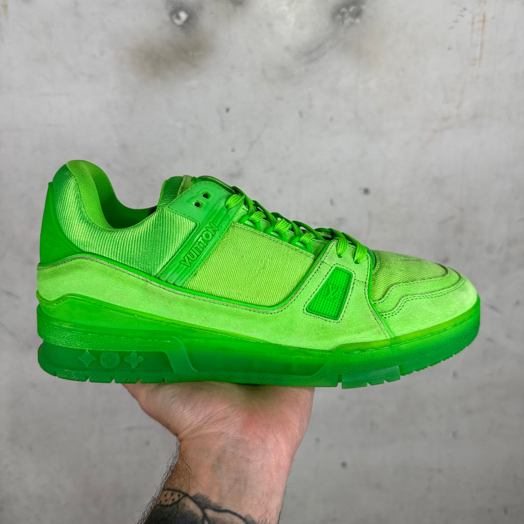Louis Vuitton Slime Green Trainer Lows