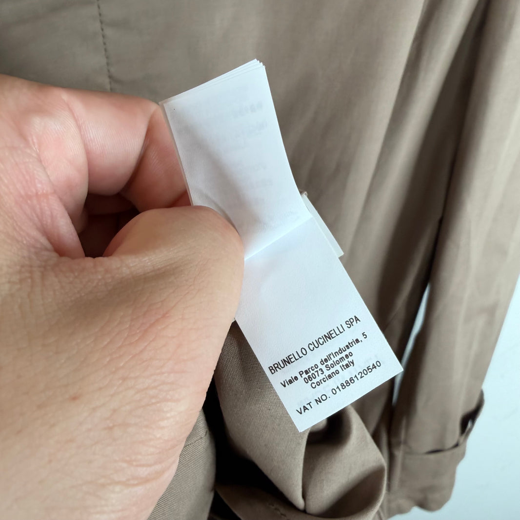 Brunello Cucinelli Fishtail Trench Coat
