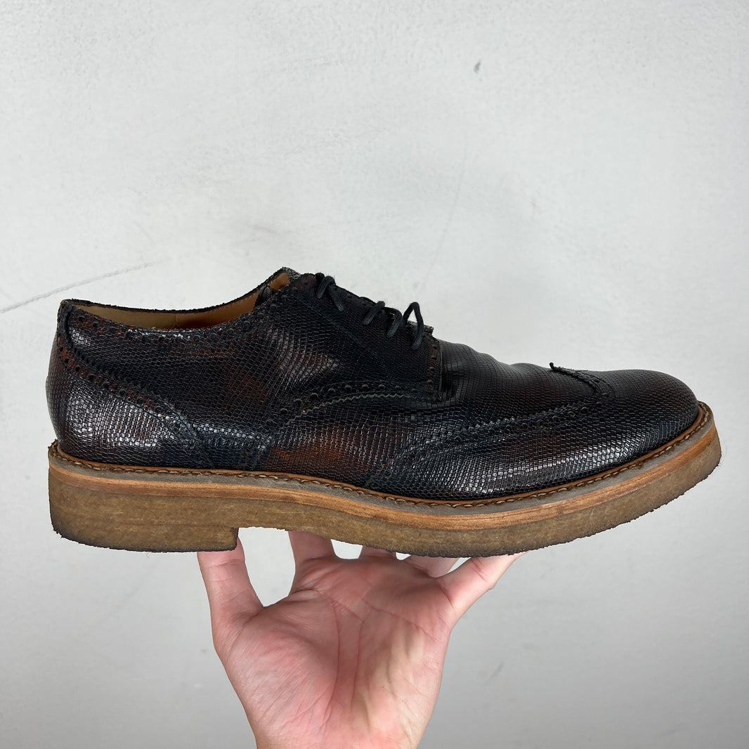 Dries Van Noten Brown Wingtip Derbys