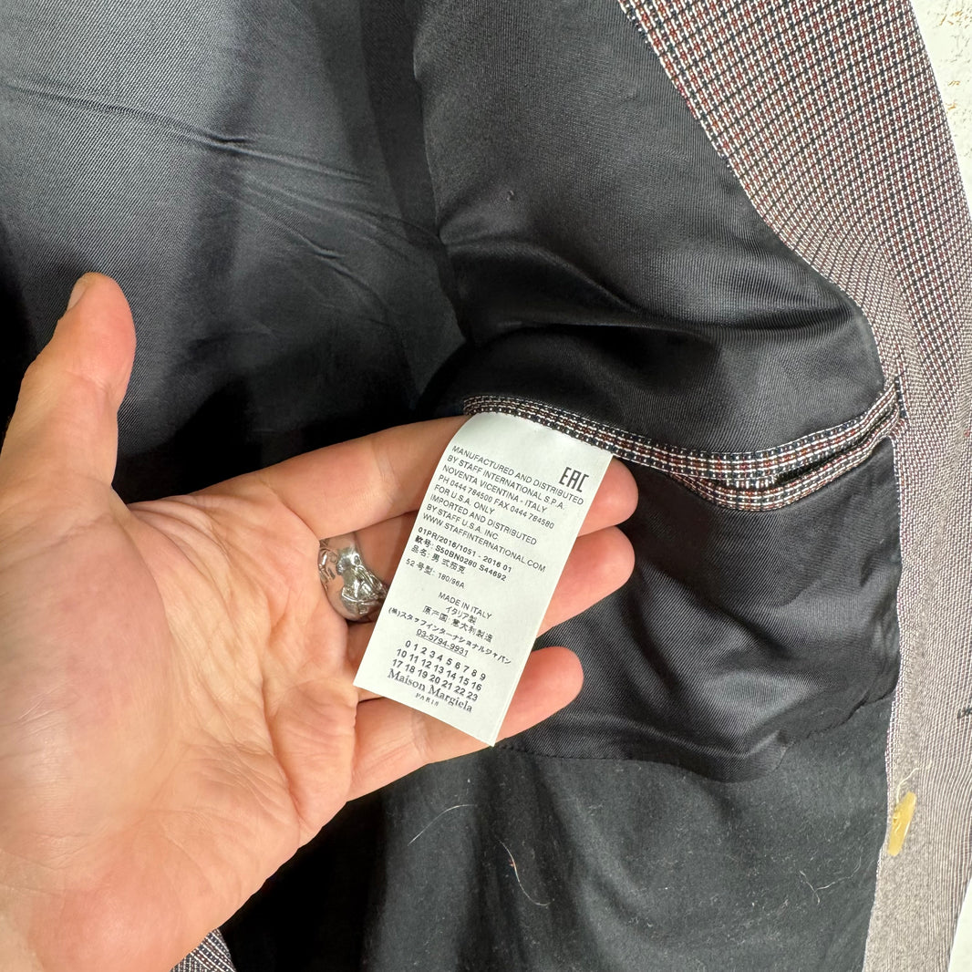 Margiela 2016 Plaid Blazer