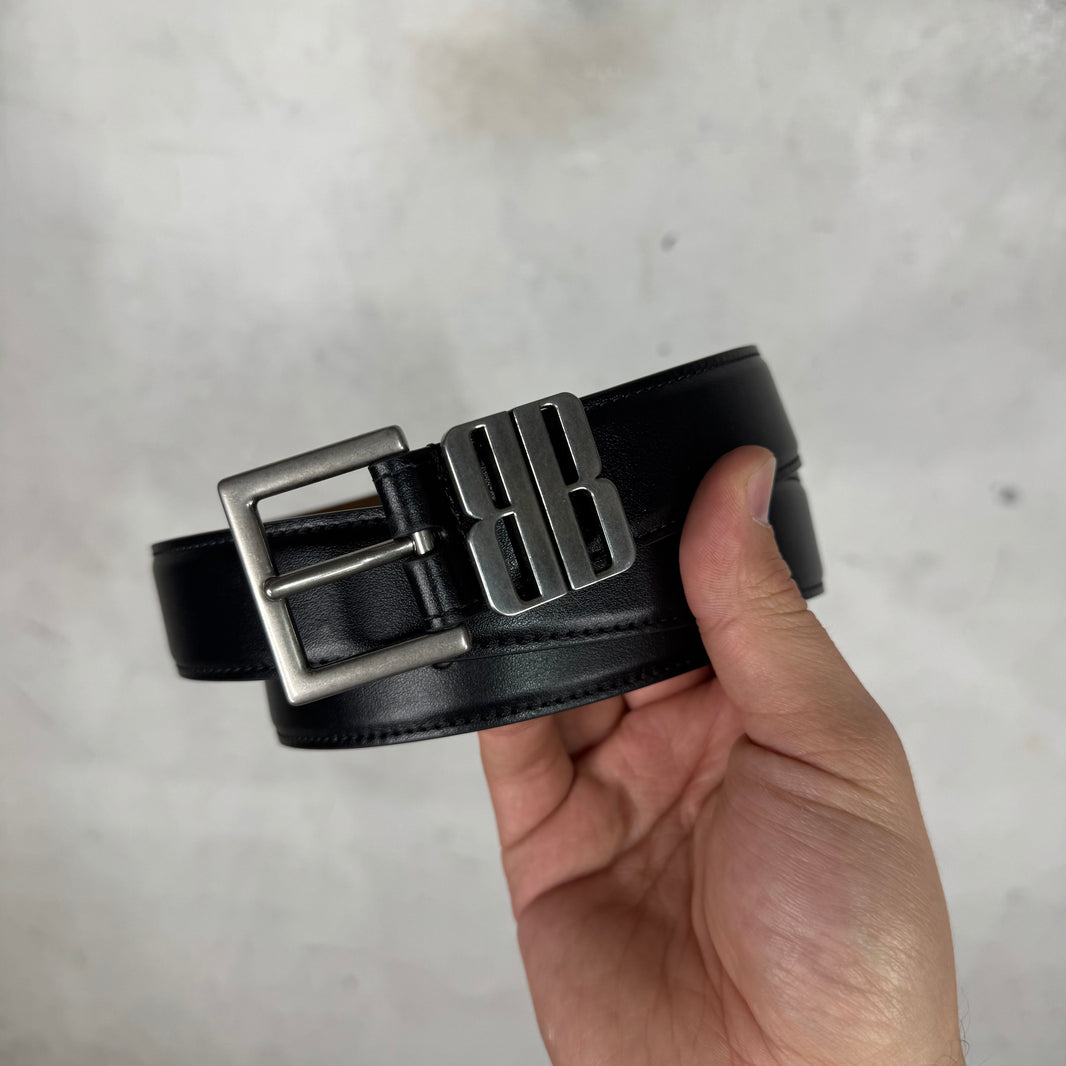 Balenciaga Black Editor Belt