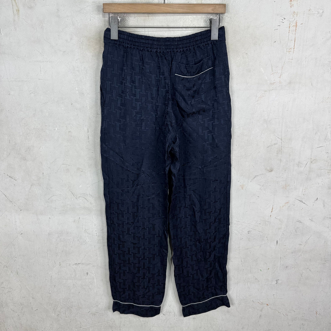 Lanvin Monogram Silk Pants