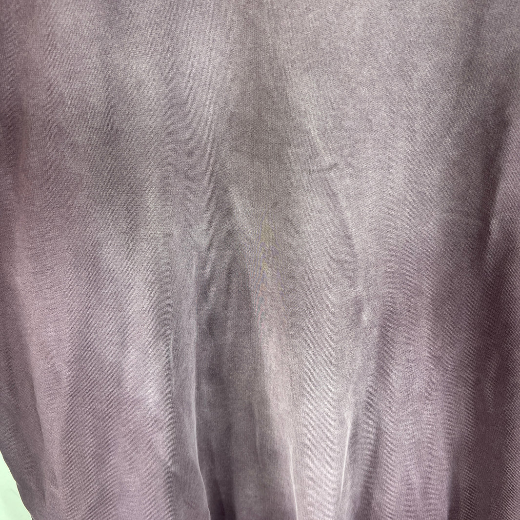 Balenciaga Wardrobe Purple Washed Small Logo Crewneck