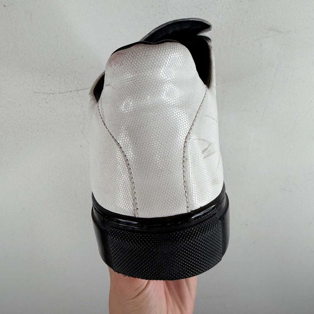 Balenciaga White Lowtop Arena Sneakers