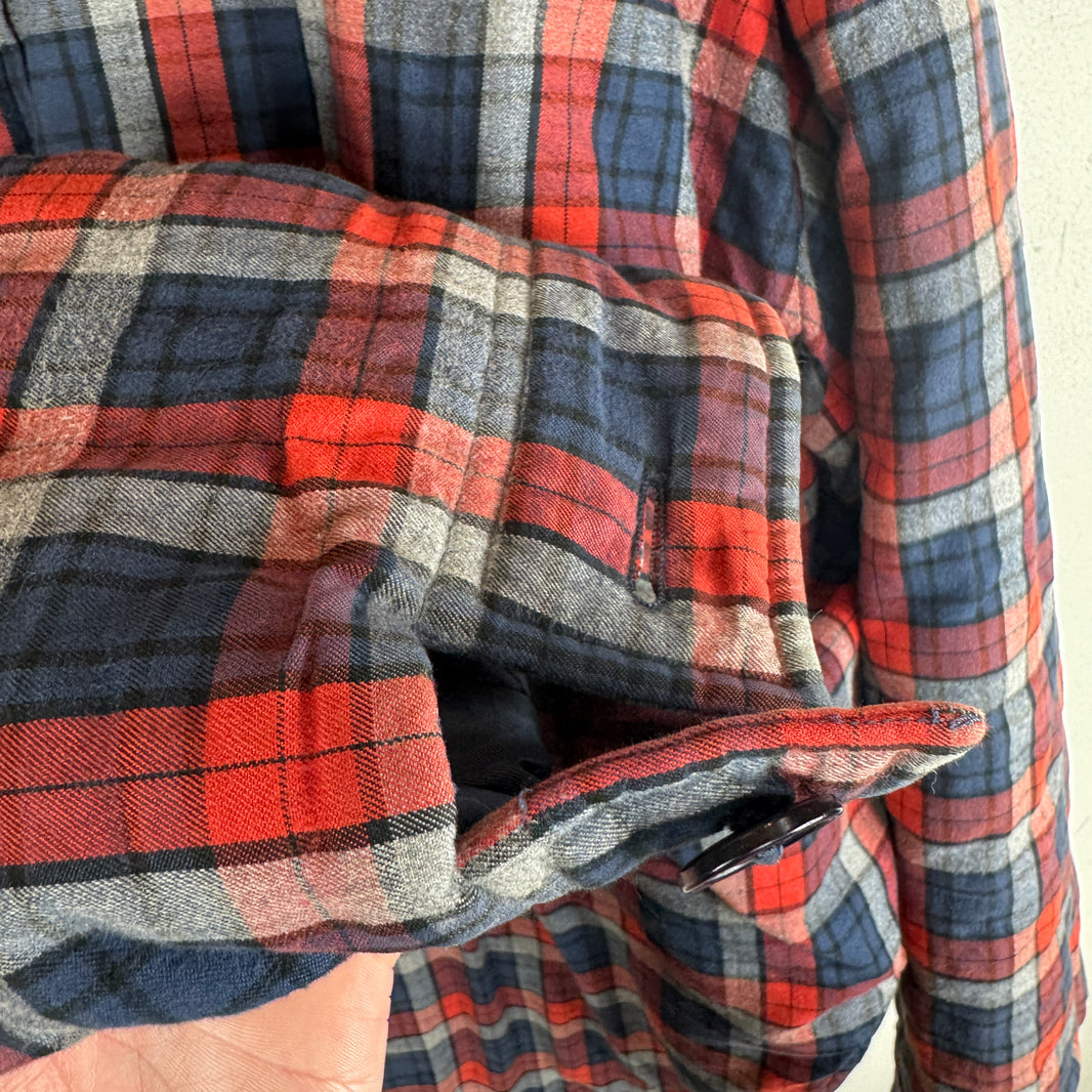 Balenciaga Padded Flannel Jacket