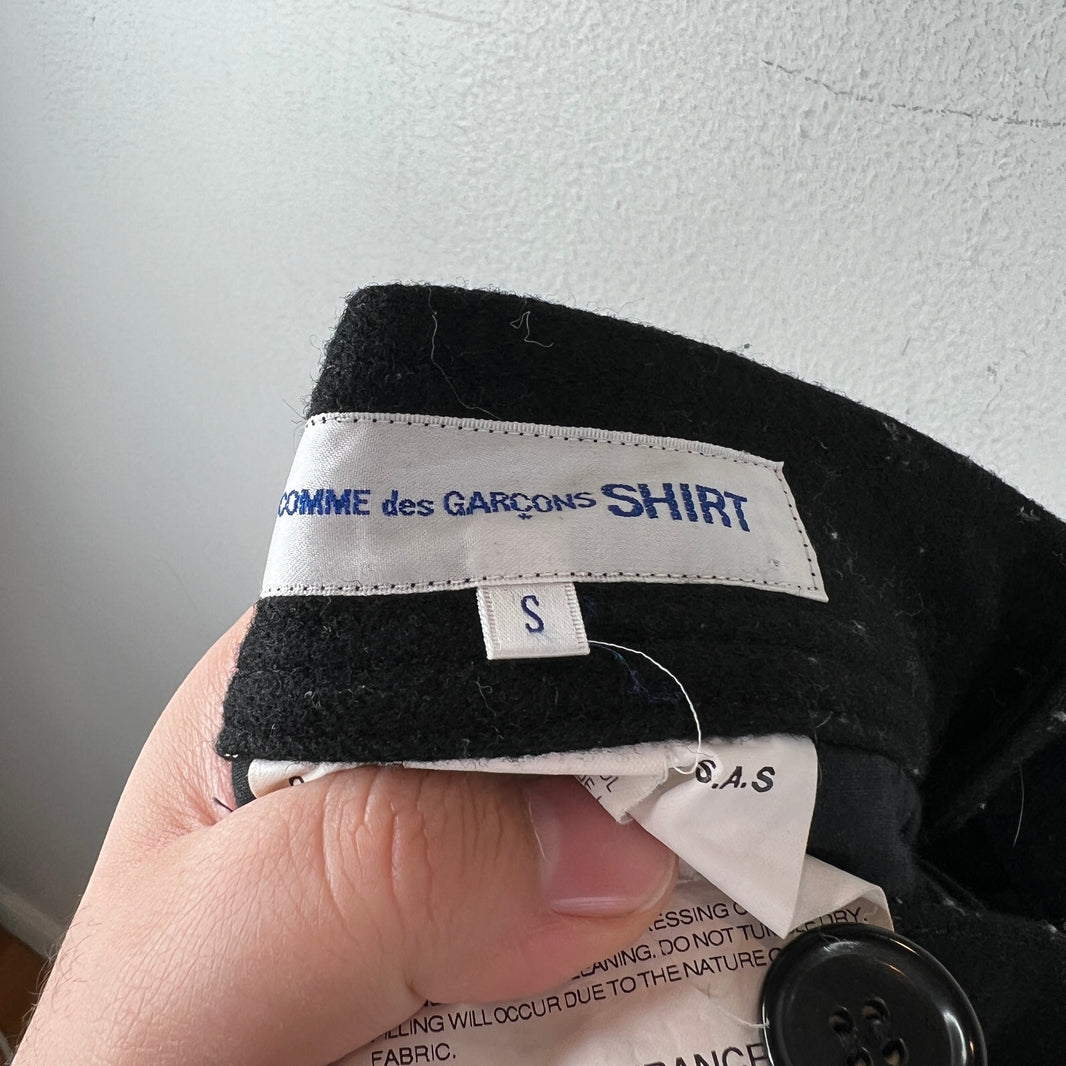 CDG Shirt Wool Patchwork Trousers