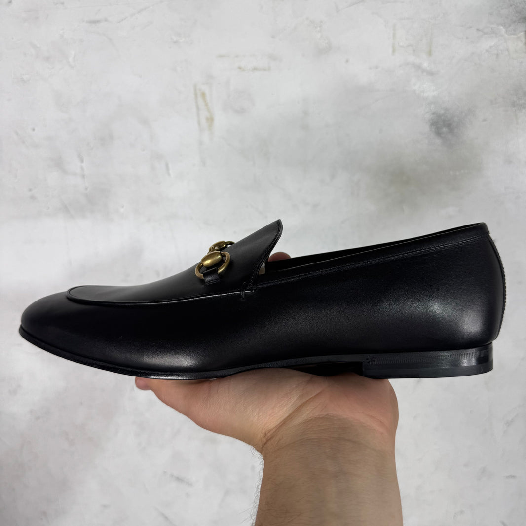 Gucci Leather HorseBit Loafers