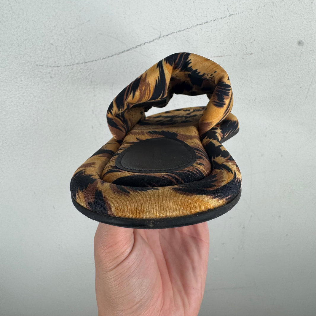 Balenciaga Spandex Fur Sandals