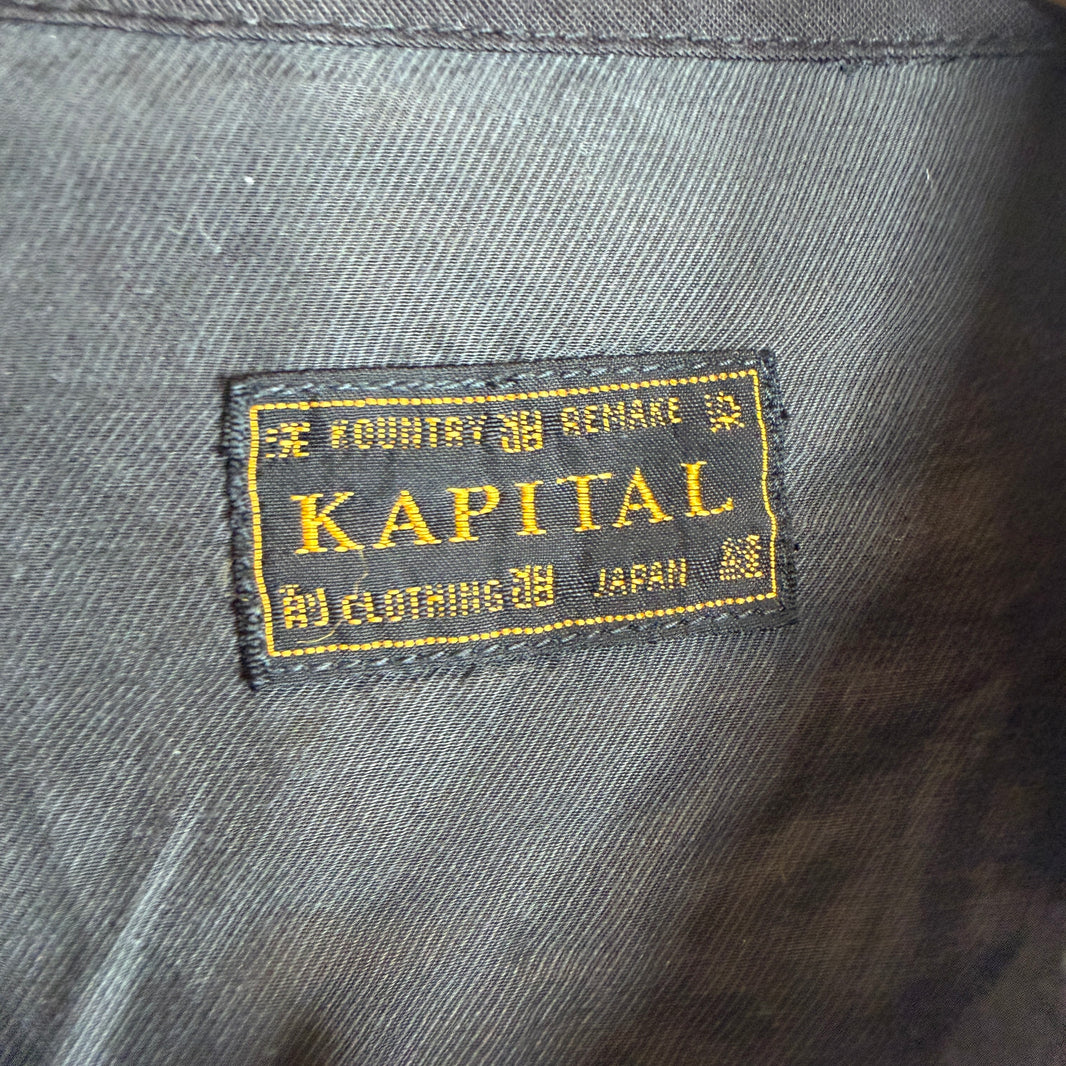 Kapital Skeleton Zip-Up Shirt